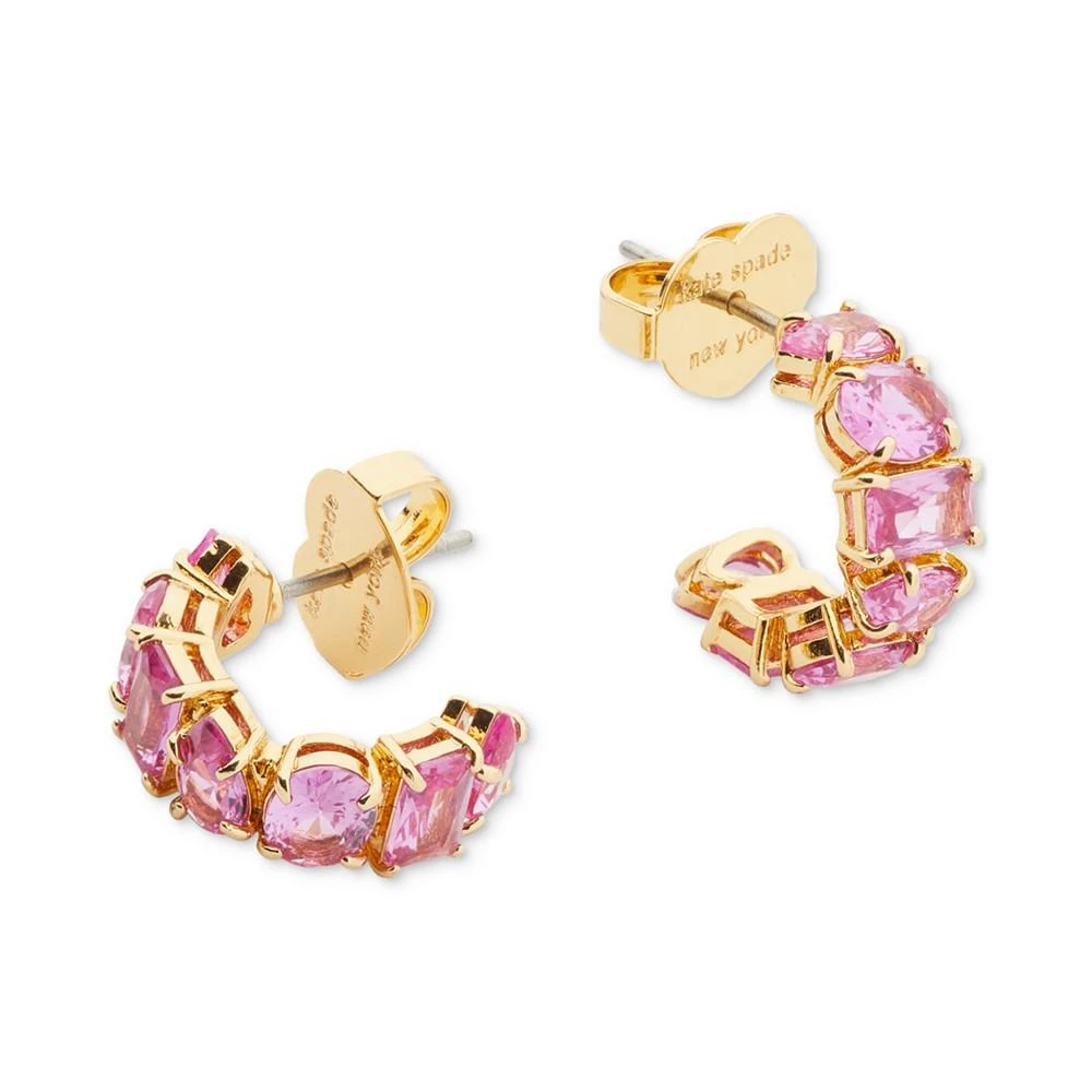 商品Kate Spade|Candy Shop Crystal Small Hoop Earrings, 0.6",价格¥353,第1张图片