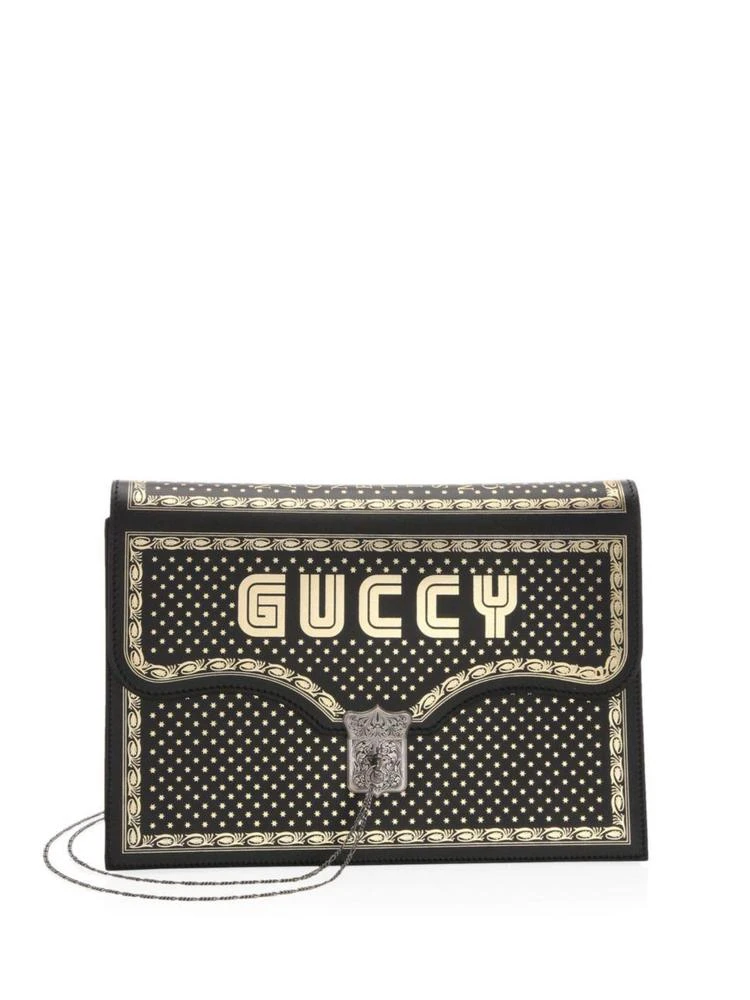 商品Gucci|Guccy Print Portfolio in SEGA® Font,价格¥25382,第4张图片详细描述