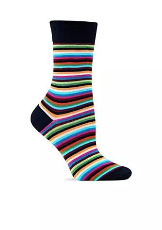 商品Hot Sox|Sox Thin Multi Stripe Trouser Sock,价格¥69,第1张图片详细描述