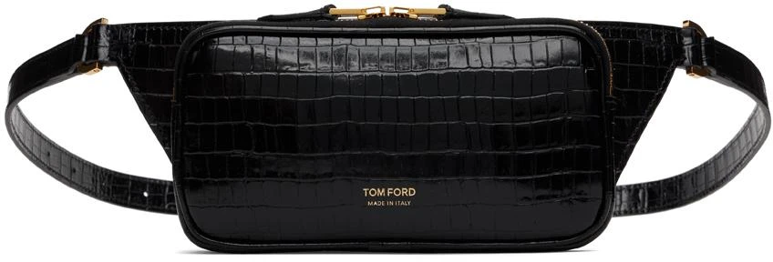 商品Tom Ford|Black Leather Belt Bag,价格¥8394,第1张图片