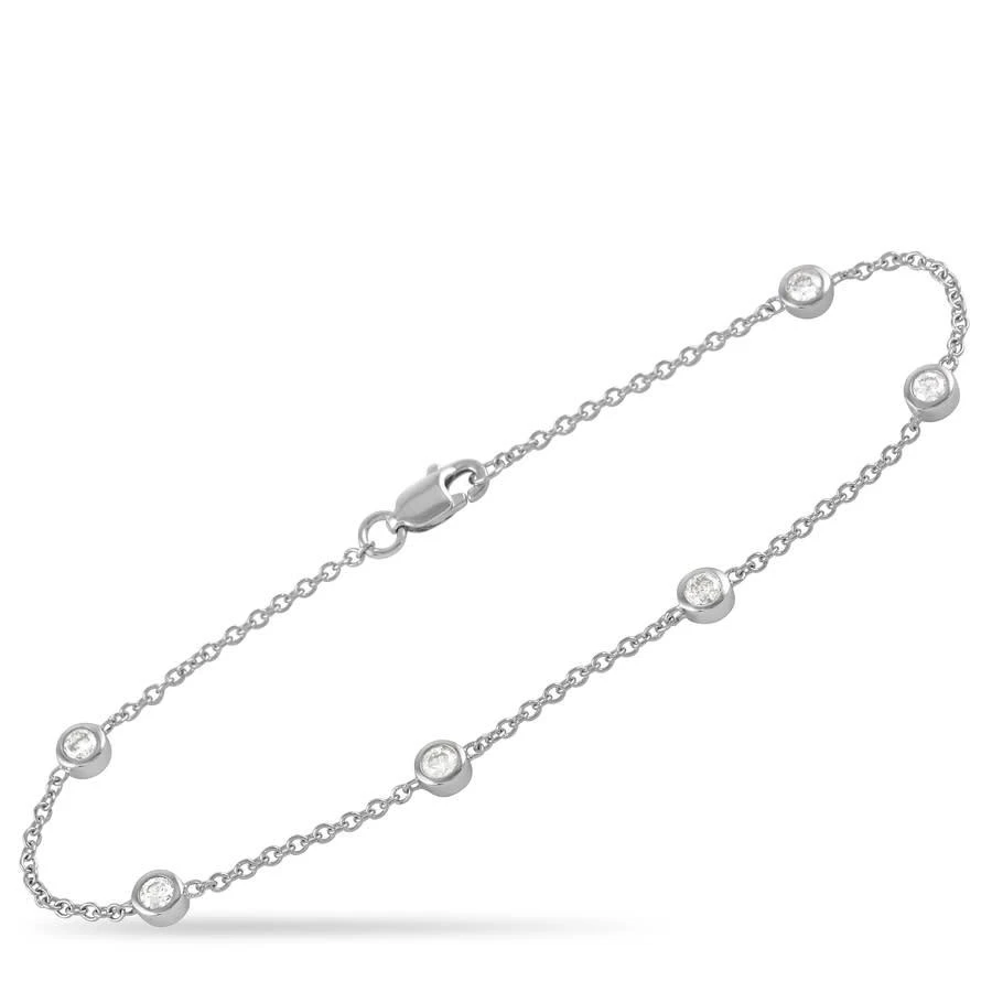 商品LB Exclusive|14K White Gold 0.55 ct Diamond Bracelet,价格¥5095,第1张图片