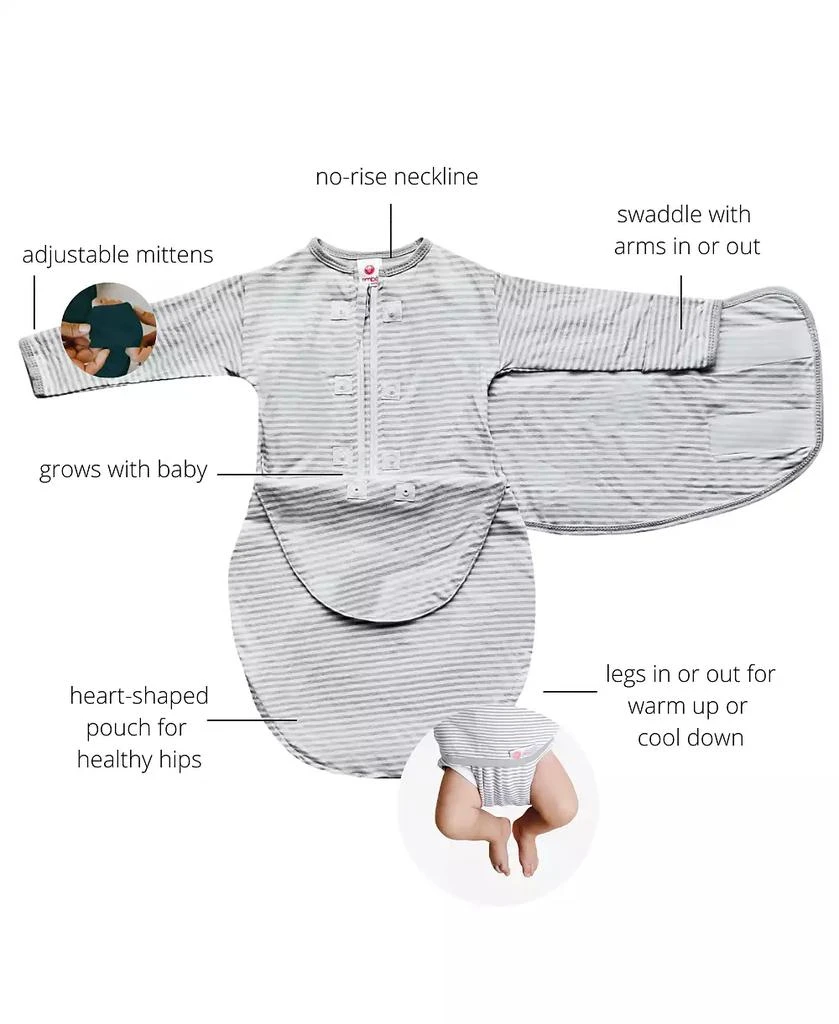 商品embe|Baby Girls Headband And Long Sleeve Swaddle Sack Bundle,价格¥299,第5张图片详细描述