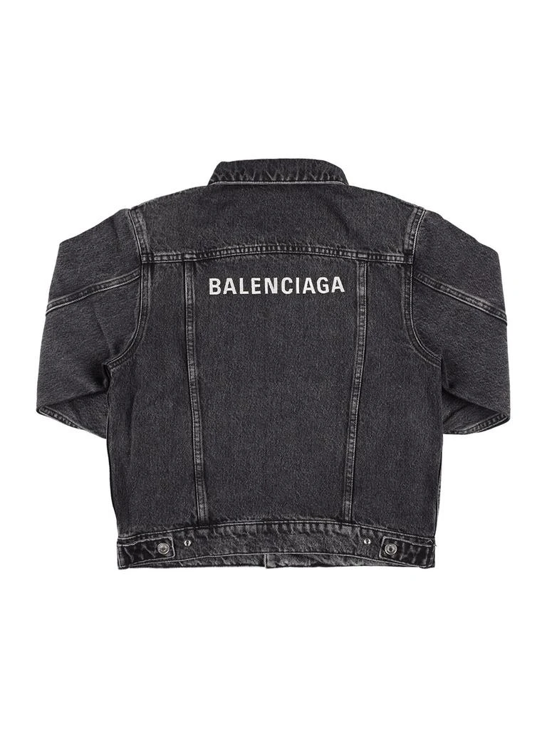商品Balenciaga|Oversize Cotton Denim Jacket,价格¥6351,第2张图片详细描述