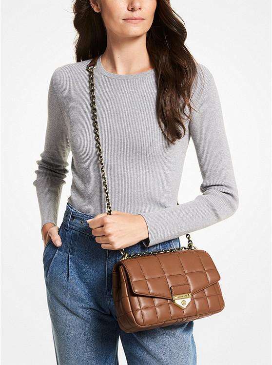 商品Michael Kors|SoHo Large Quilted Leather Shoulder Bag,价格¥3679,第6张图片详细描述