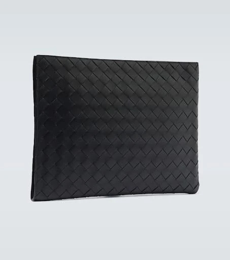 商品Bottega Veneta|Intrecciato编织皮革收纳包,价格¥11659,第5张图片详细描述