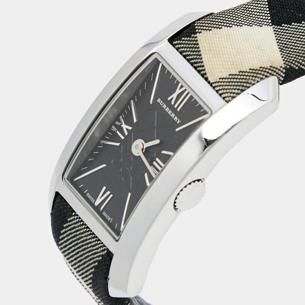 商品[二手商品] Burberry|Burberry Black Stainless Steel Canvas Heritage Nova Check BU1080 Women's Wristwatch 20 mm,价格¥1154,第2张图片详细描述