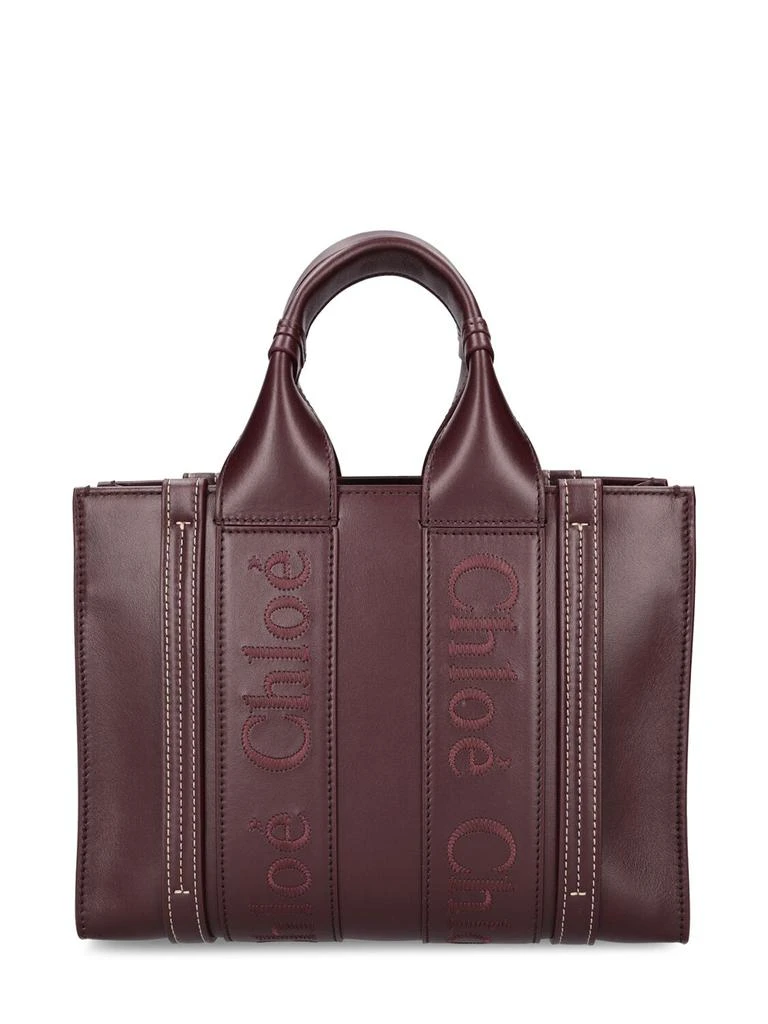 商品Chloé|Small Woody Leather Tote Bag,价格¥13687,第1张图片