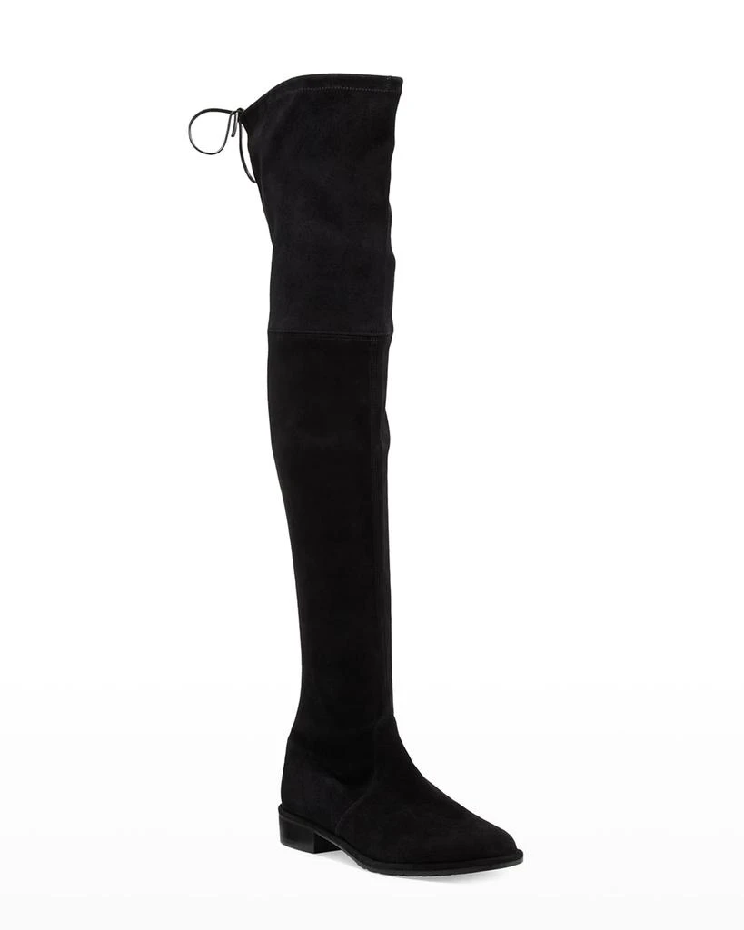 商品Stuart Weitzman|Lowland Suede Over-The-Knee Boot,价格¥6163,第1张图片