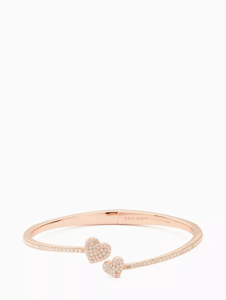 商品Kate Spade|Yours Truly Pave Open Hinge Cuff,价格¥294,第1张图片