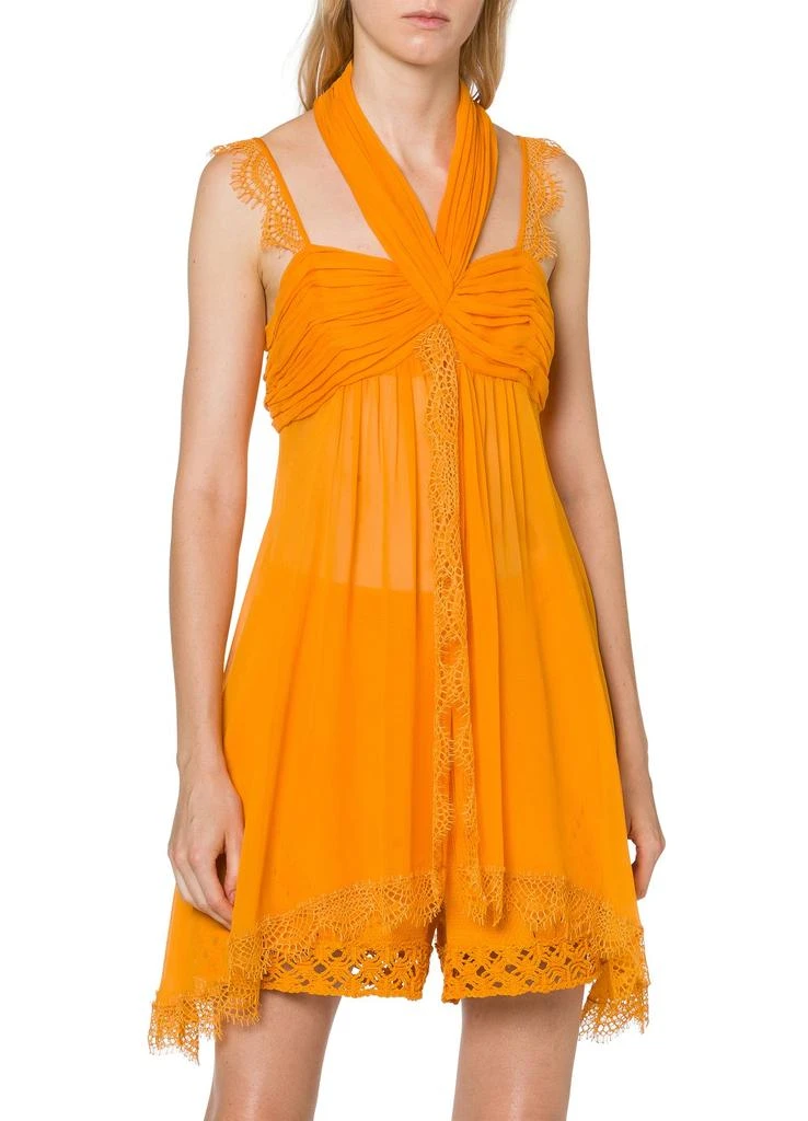 商品Alberta Ferretti|有机雪纺花边上衣,价格¥4961,第2张图片详细描述