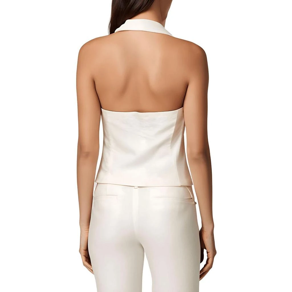 商品DKNY|Womens Button Linen Halter Top,价格¥428,第2张图片详细描述