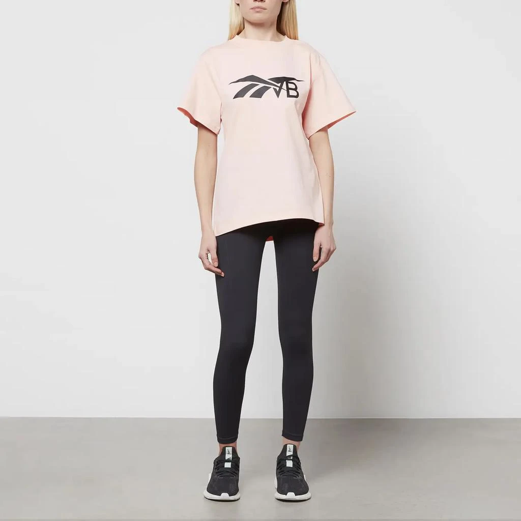 商品Reebok|Reebok X Victoria Beckham Women's T-Shirt - Coral Glow,价格¥129,第3张图片详细描述