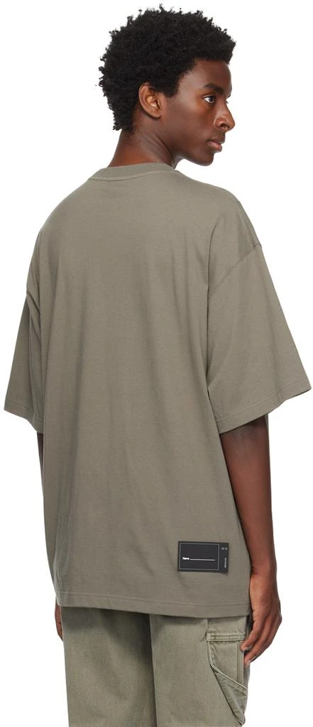 商品We11done|Khaki Bonded T-Shirt,价格¥1378,第3张图片详细描述