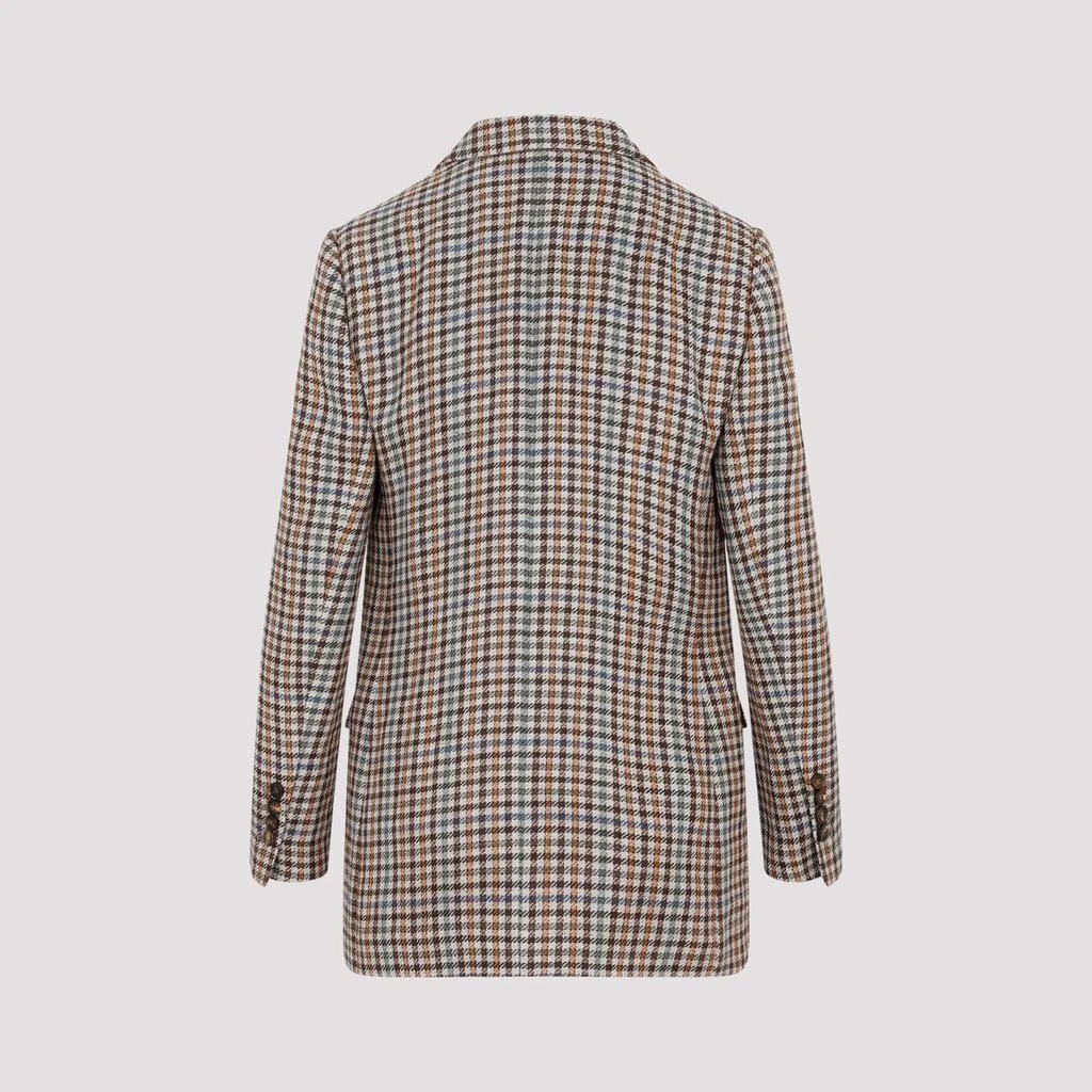 商品Brunello Cucinelli|BRUNELLO CUCINELLI  HOUNDSTOOTH PATTERN JACKET,价格¥16560,第2张图片详细描述