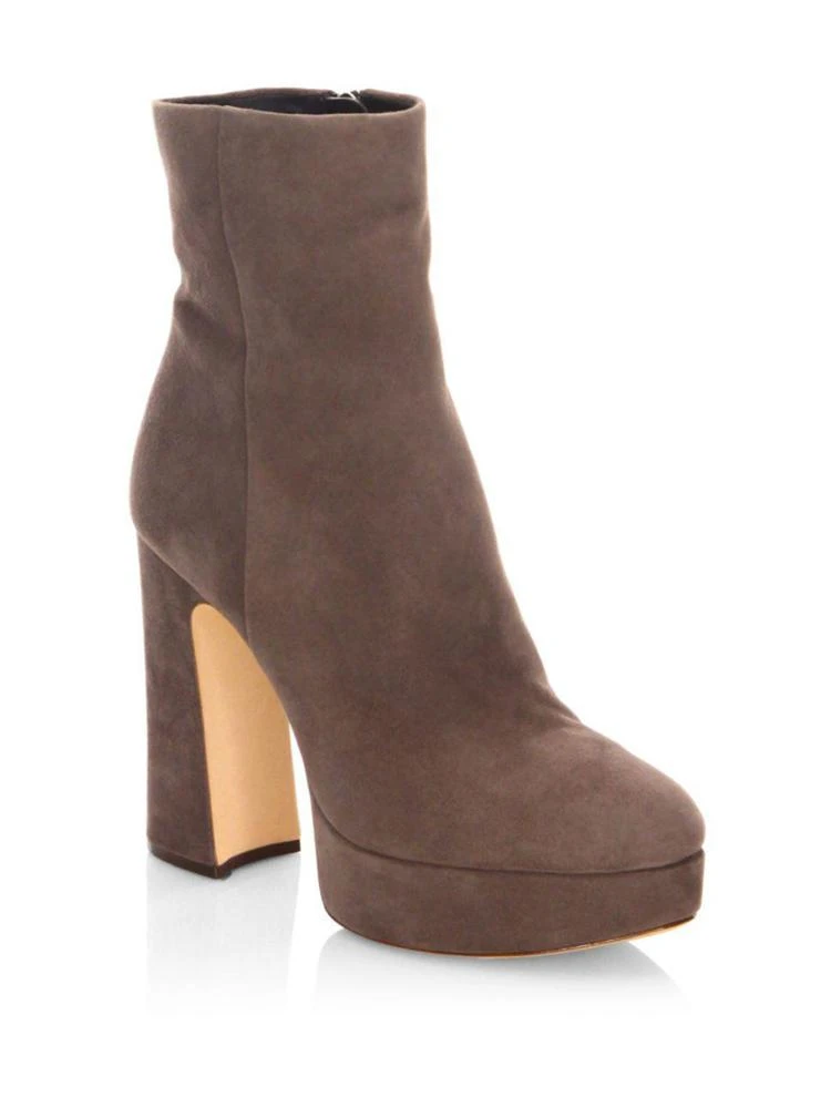 商品Alexandre Birman|Loreta Suede Platform Booties,价格¥2385,第1张图片