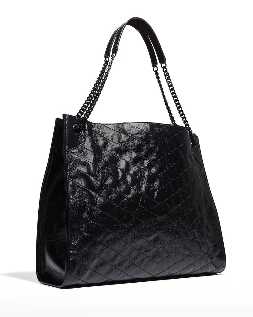 商品Yves Saint Laurent|Niki Large YSL Crinkled Calf Leather Shoulder Bag,价格¥20691,第4张图片详细描述