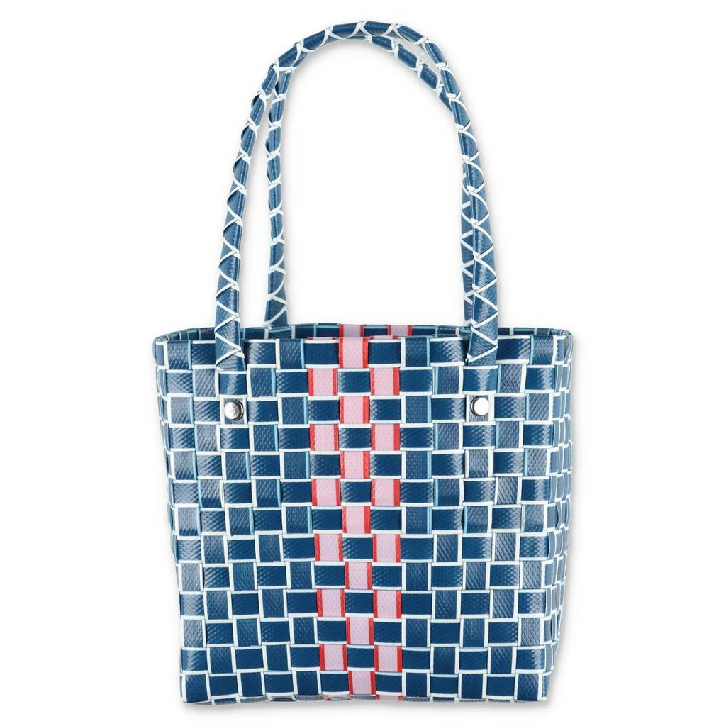 商品Marni|Marni Kids Logo Patch Woven Basket Bag,价格¥928,第2张图片详细描述