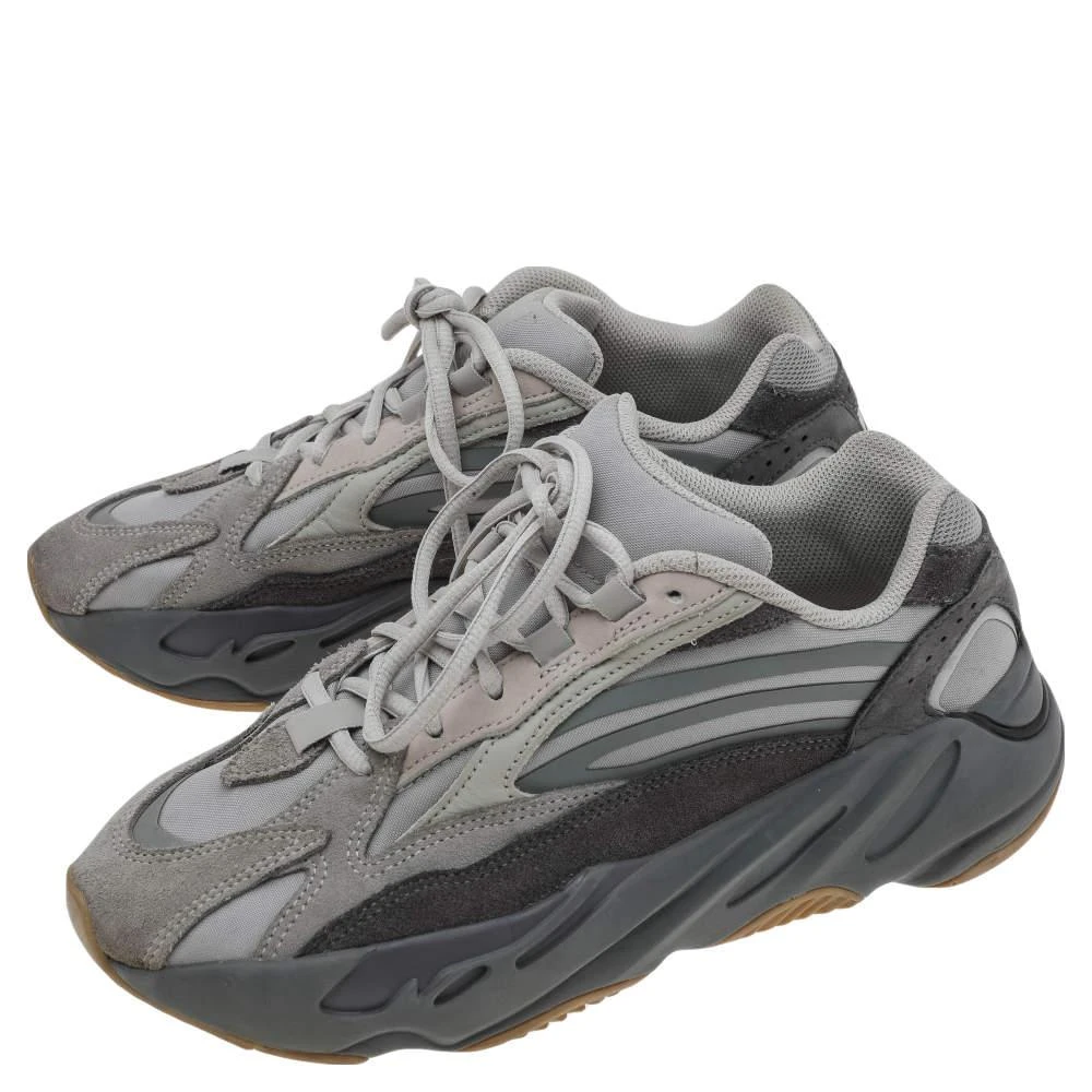 商品[二手商品] YEEZY|Yeezy x Adidas Grey Suede And Fabric Boost 700 V2 Tephra Sneakers Size 40,价格¥1215,第4张图片详细描述