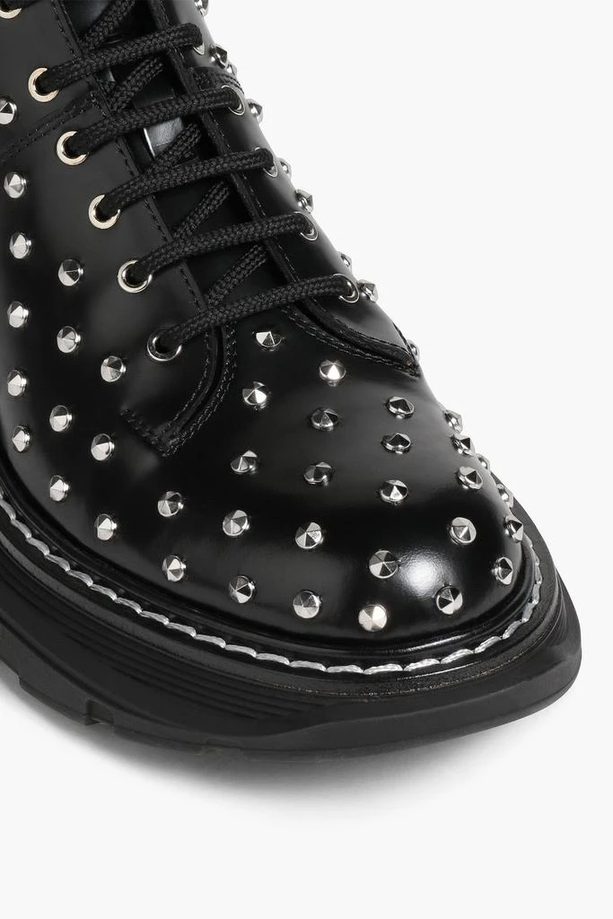 商品Alexander McQueen|Studded leather combat boots,价格¥2549,第5张图片详细描述