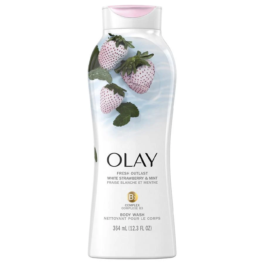 商品Olay|Olay Fresh Outlast Body Wash Cooling White Strawberry & Mint,价格¥50,第1张图片