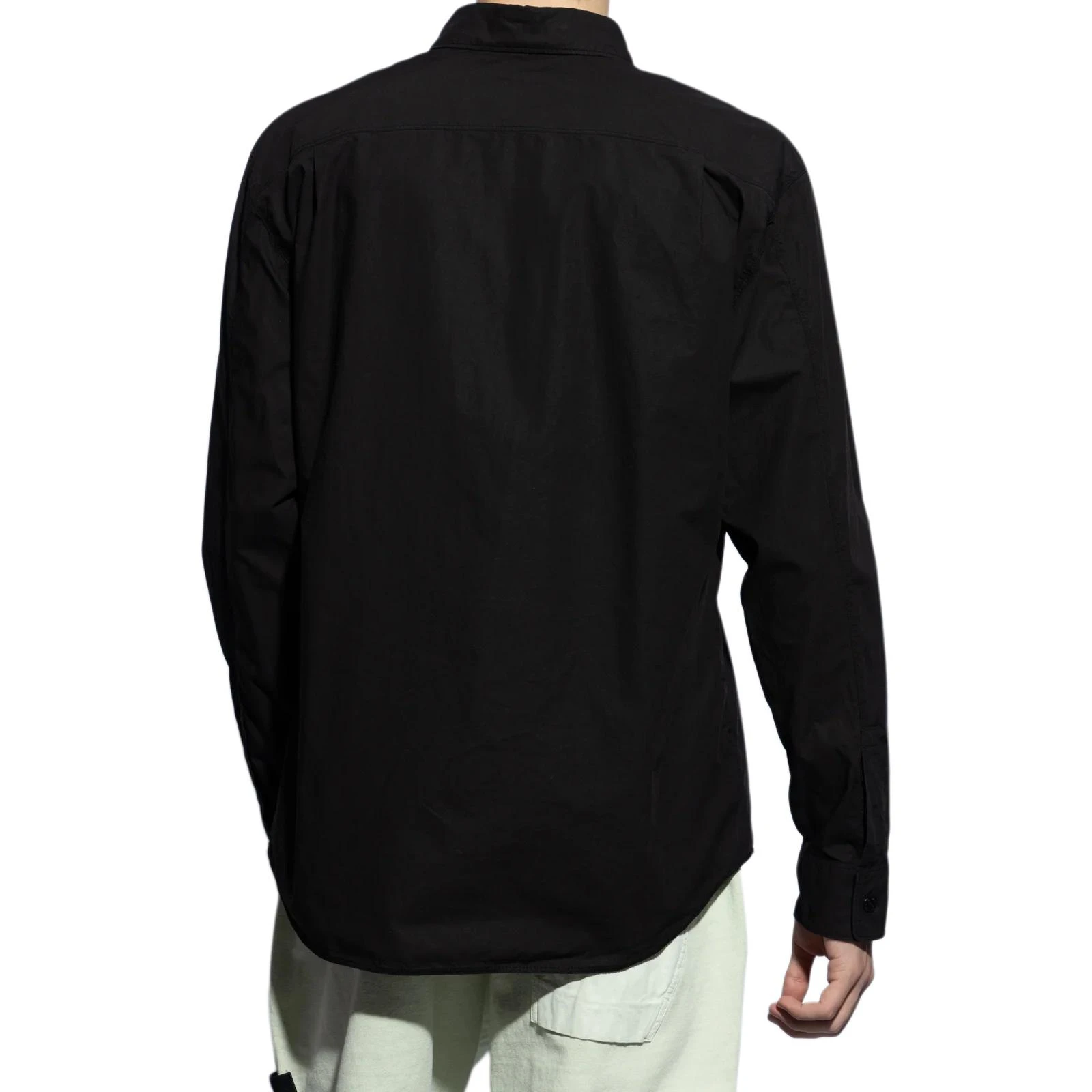 商品[国内直发] Stone Island|石头岛 品牌Logo徽标纽扣翻领长袖衬衫 男款,价格¥1714,第3张图片详细描述