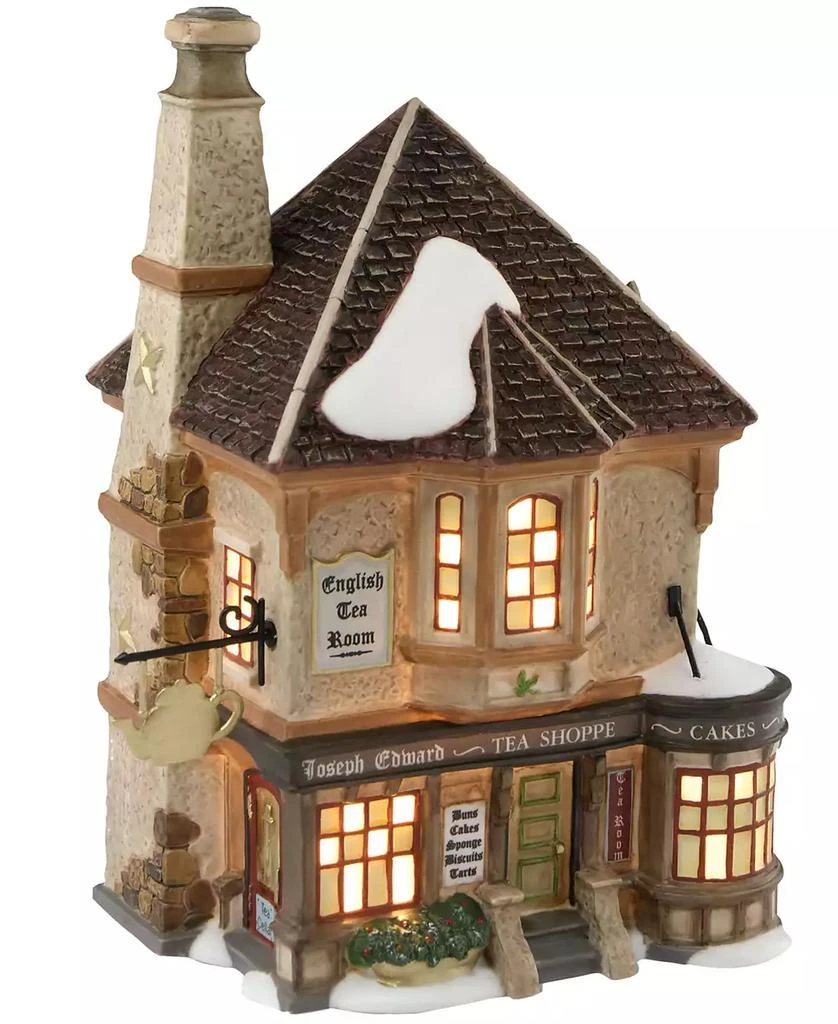 商品Department 56|Dickens' Village Joseph Edward Tea Shoppe Collectible Figurine,价格¥612,第1张图片