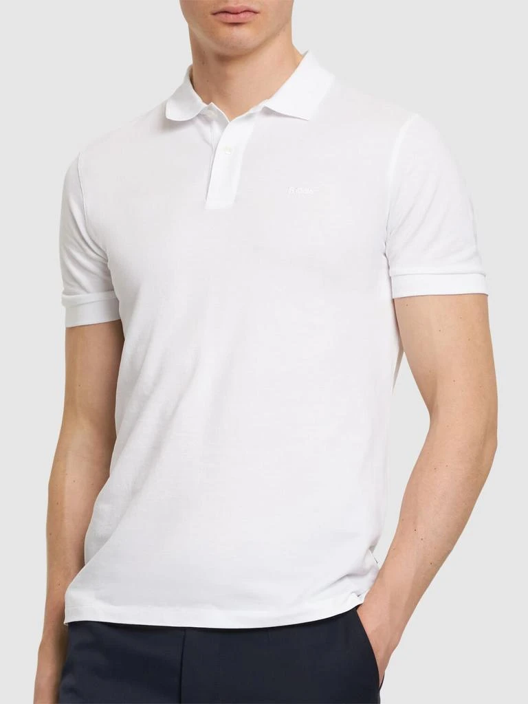 商品Hugo Boss|Pallas Logo Cotton Polo,价格¥410,第2张图片详细描述