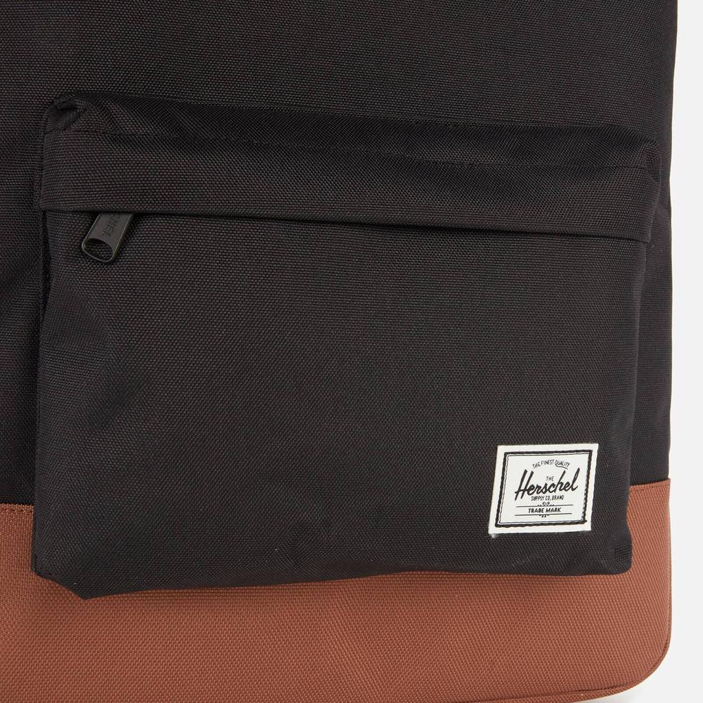 Herschel Supply Co. Men's Heritage Backpack - Black/Saddle Brown商品第4张图片规格展示