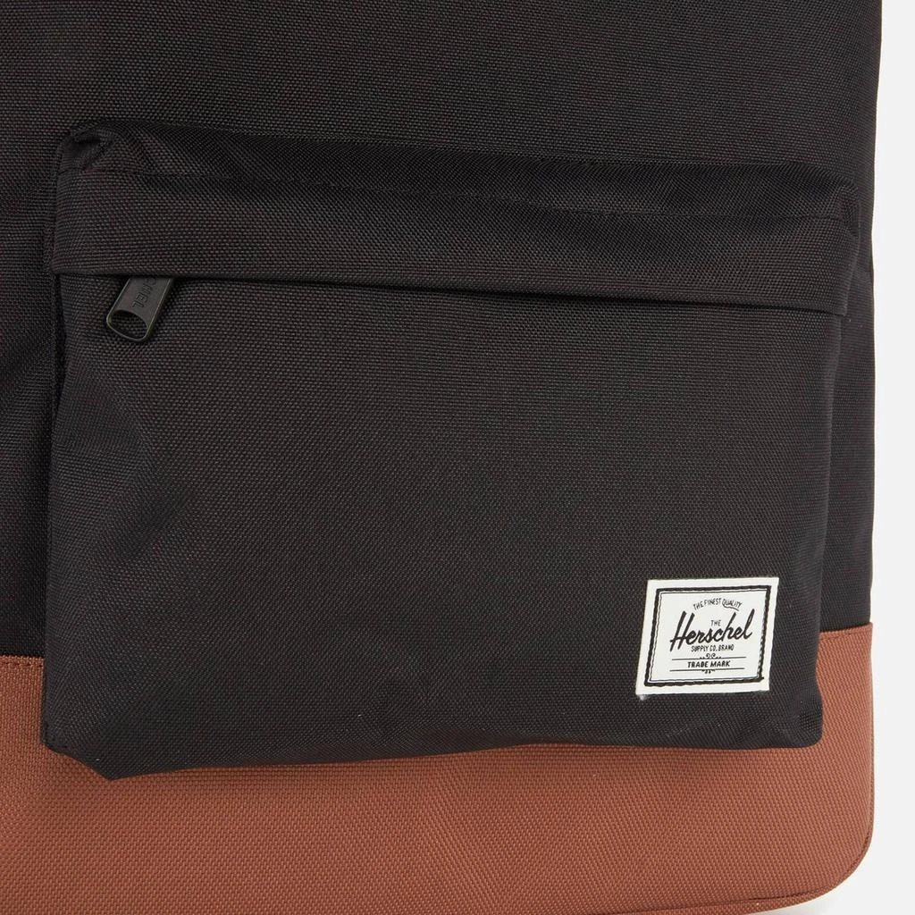 商品Herschel Supply|Herschel Supply Co. Men's Heritage Backpack - Black/Saddle Brown,价格¥413,第4张图片详细描述