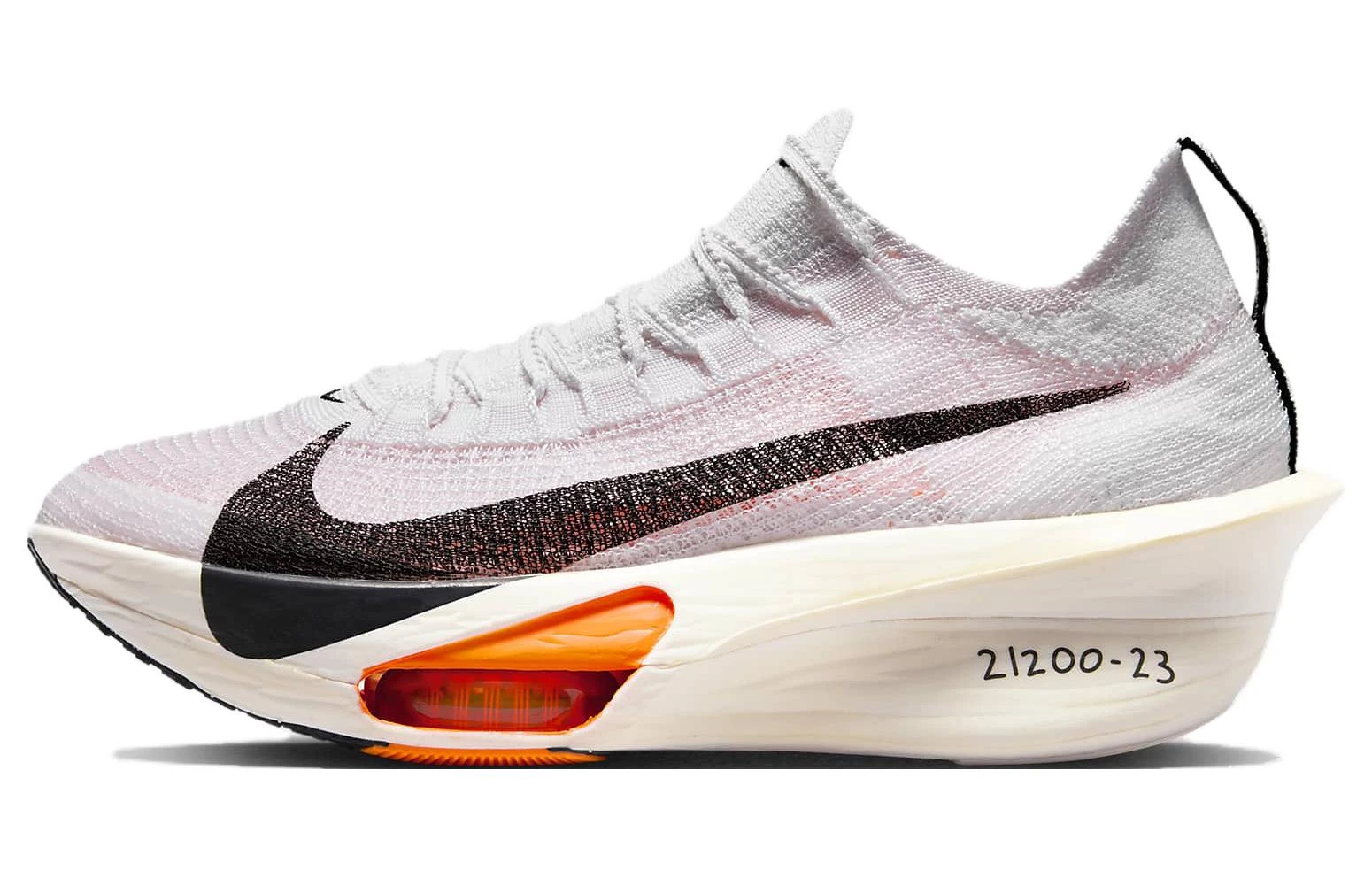 商品[国内直发] NIKE|Alphafly 3 \"Proto\" 舒适时尚 低帮 碳板 马拉松跑步鞋 女款 白橙黑,价格¥3412,第1张图片