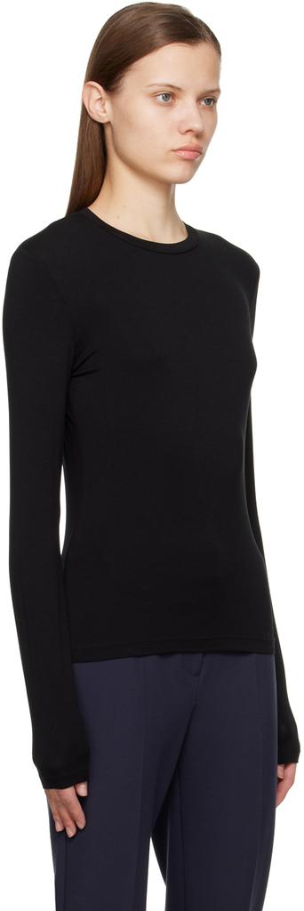 Black Livigno Long Sleeve T-Shirt商品第2张图片规格展示