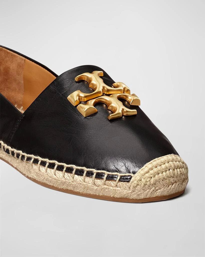 商品Tory Burch|Eleanor Leather Medallion Loafer Espadrilles,价格¥985,第4张图片详细描述