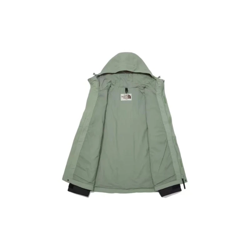 商品[国内直发] The North Face|北面  MARTIS 山系户外色块撞色品牌logo设计舒适简约百搭  防水防风冲锋衣 通用 绿色,价格¥1164,第4张图片详细描述