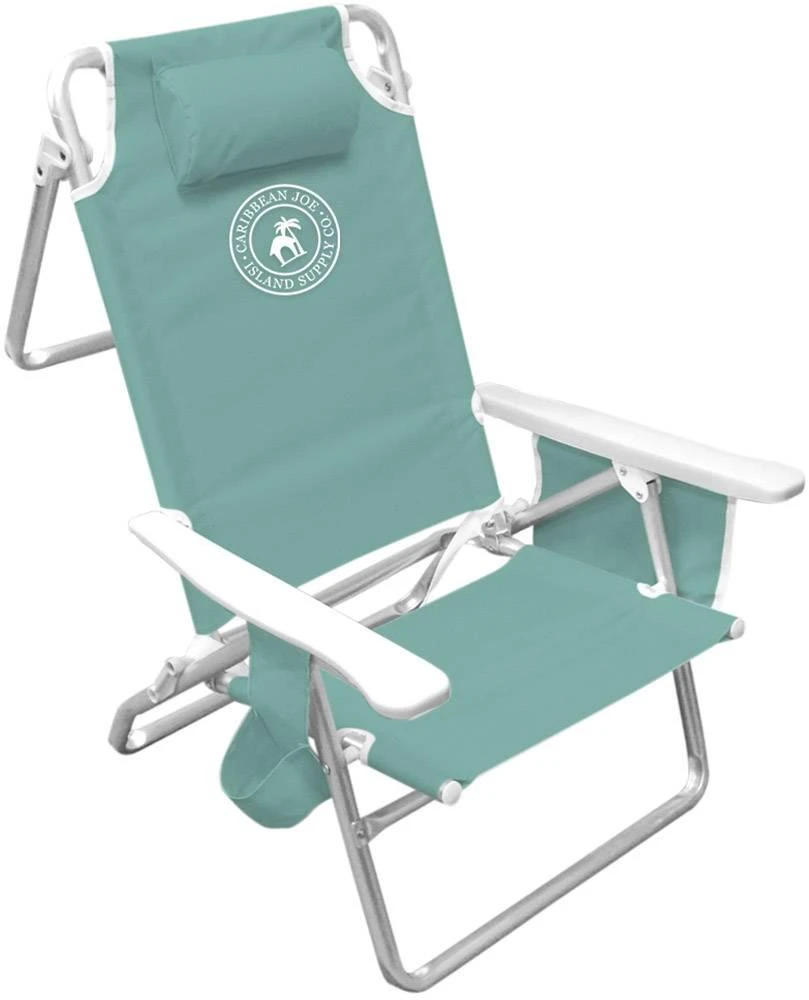 商品Caribbean Joe|Caribbean Joe 5-Position Folding Deluxe Beach Chair,价格¥408,第1张图片