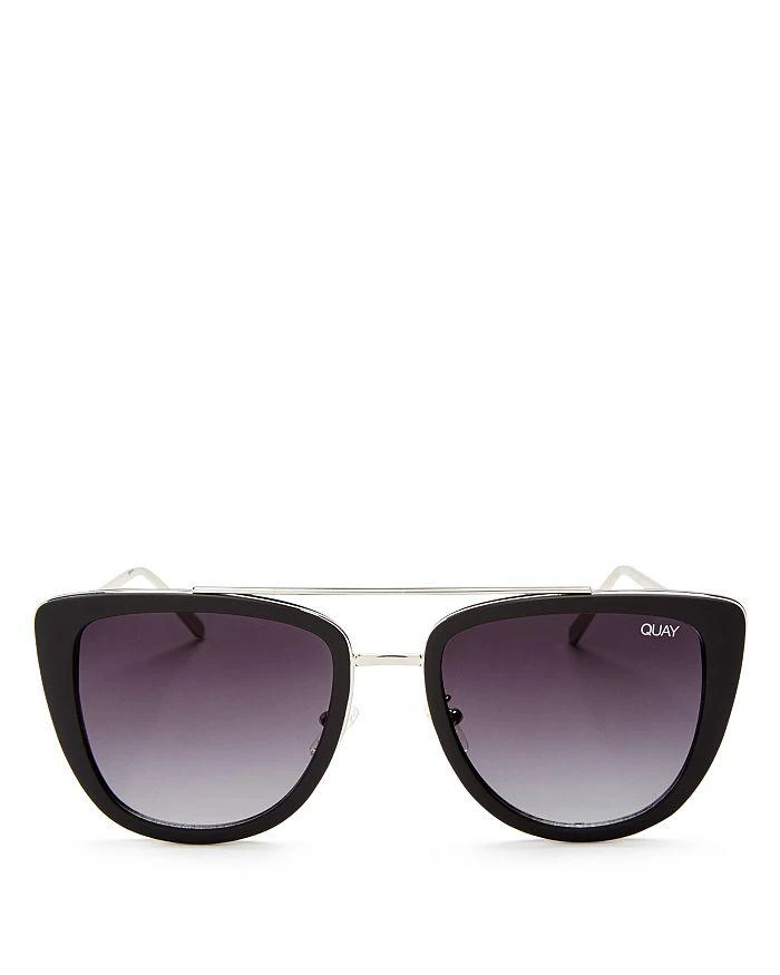 商品Quay|Women's French Kiss Oversized Square Sunglasses, 54mm,价格¥445,第1张图片