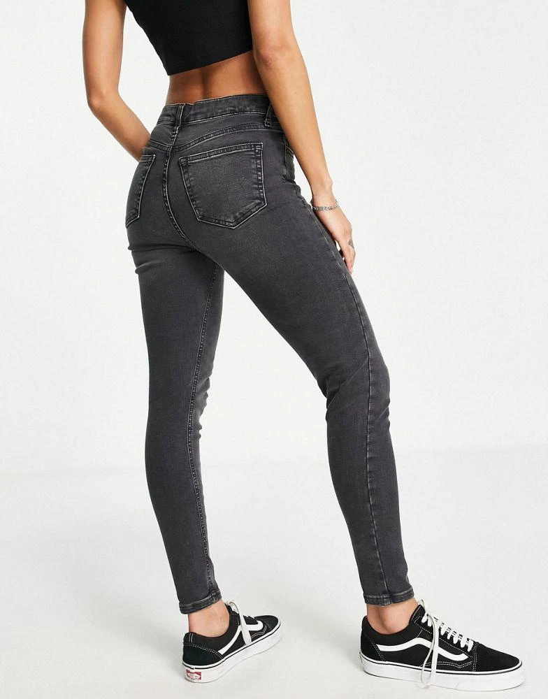 商品Topshop|Topshop Jamie jeans in washed black,价格¥229,第4张图片详细描述