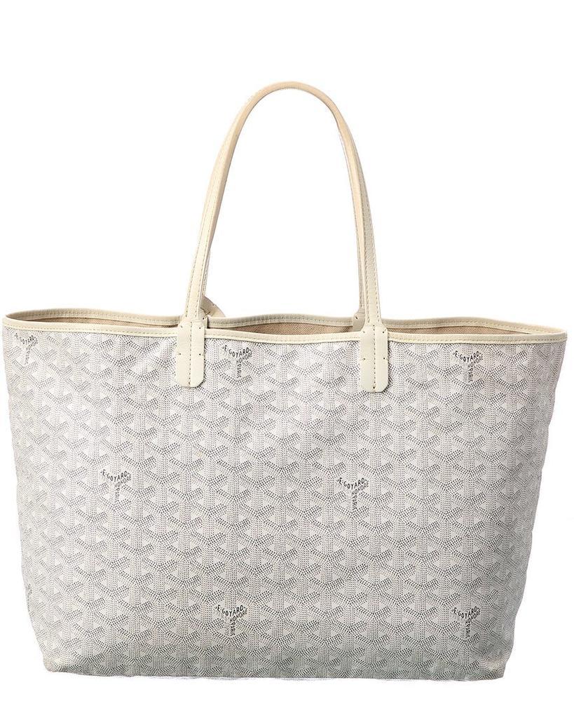 商品[二手商品] Goyard|Goyard White Goyardine Canvas St. Louis PM (Authentic Pre-Owned),价格¥12665,第1张图片