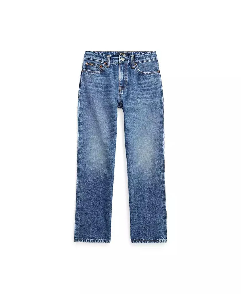 商品Ralph Lauren|Big Girls High-Rise Straight Fit Jeans,��价格¥201,第5张图片详细描述