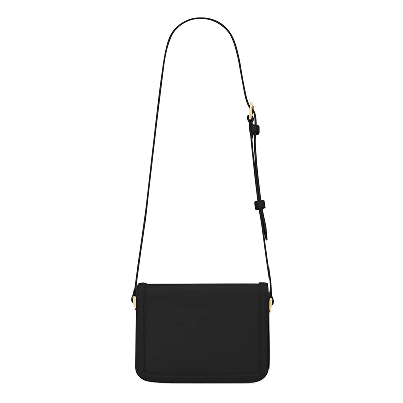 SAINT LAURENT PARIS/圣罗兰 YSL SOLFERINO系列 哑光黑色小牛皮金扣翻盖小号斜挎单肩包6343060SX0W1000 商品