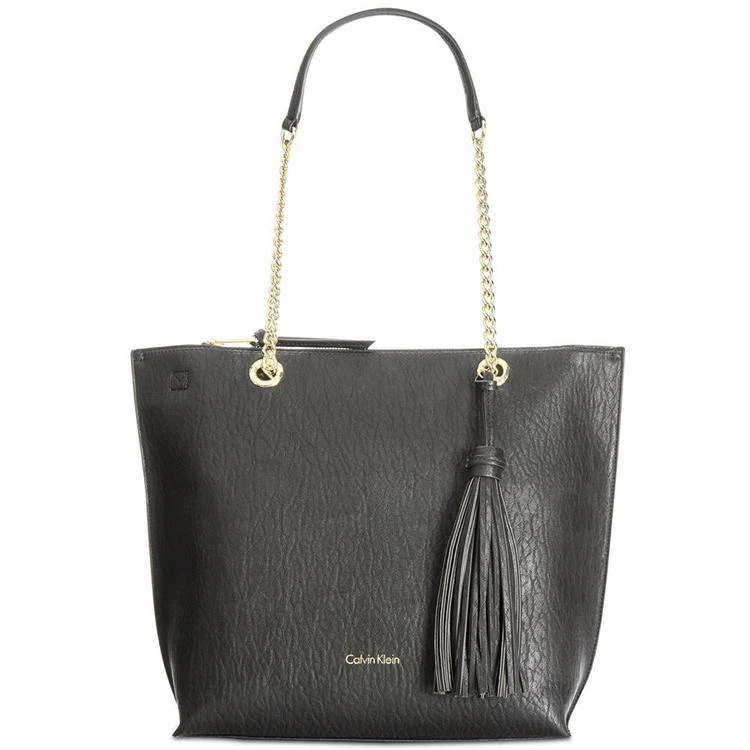 商品Calvin Klein|Unlined Chain Tote,价格¥497,第1张图片