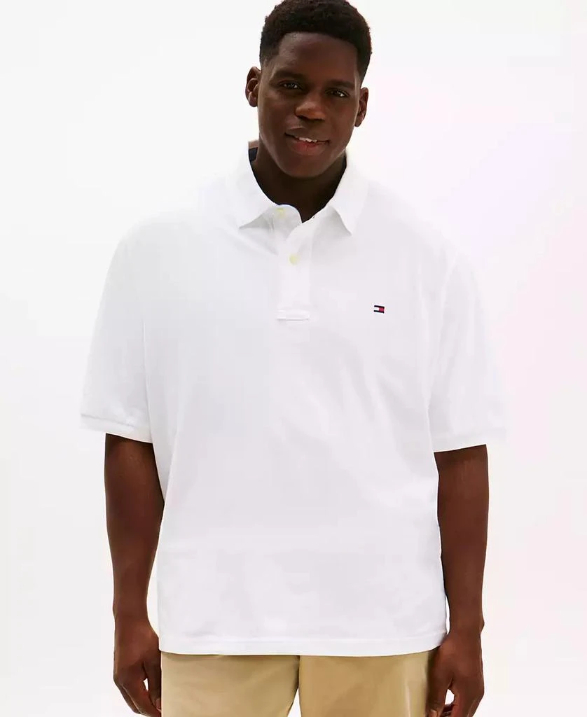 商品Tommy Hilfiger|Men's Big and Tall Solid Ivy Polo衫,价格¥523,第1张图片