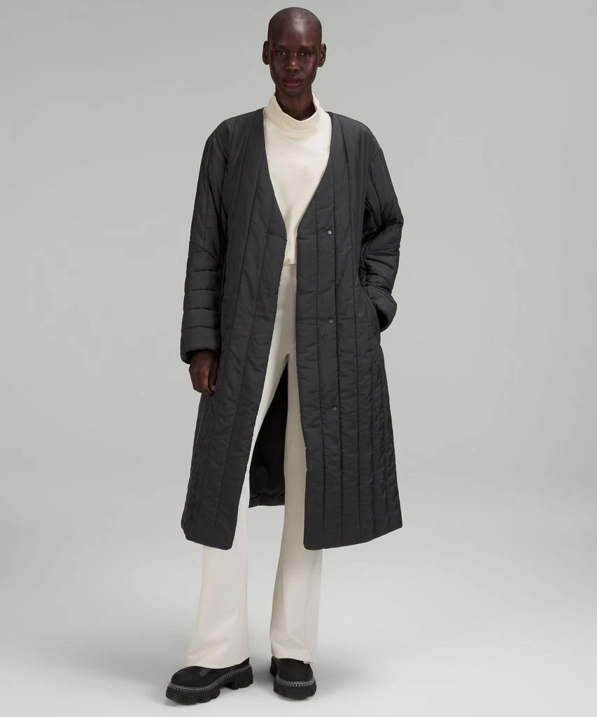 商品Lululemon|Belted Long Insulated Jacket,价格¥1207,第1张图片