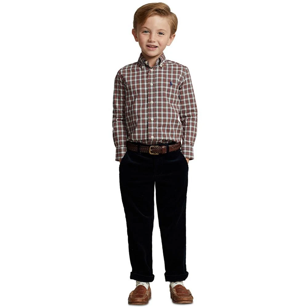 Toddler and Little Boys Plaid Cotton Poplin Shirt 商品