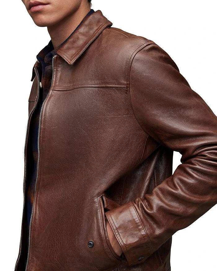 商品ALL SAINTS|Brim Leather Jacket,价格¥5620,第5张图片详细描述