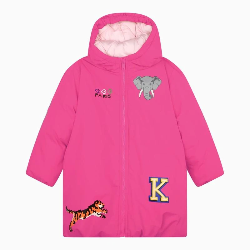 商品Kenzo|Raspberry down jacket with hood,价格¥1088,第1张图片