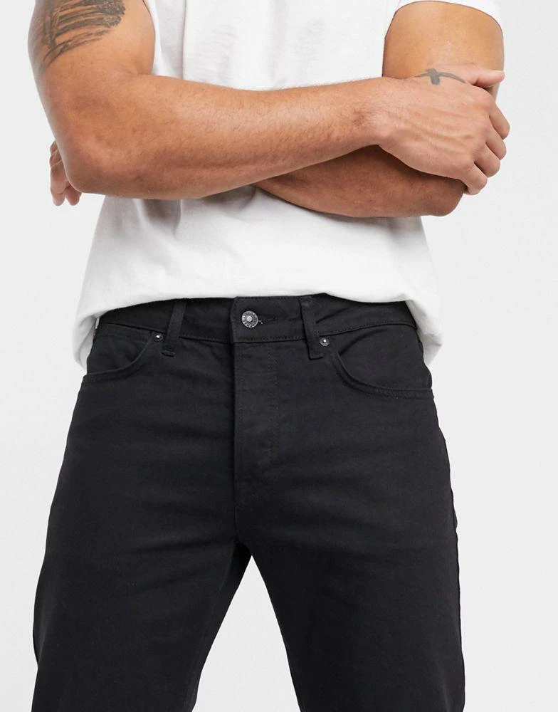 商品Topman|Topman straight jeans in black,价格¥162,第3张图片详细描述