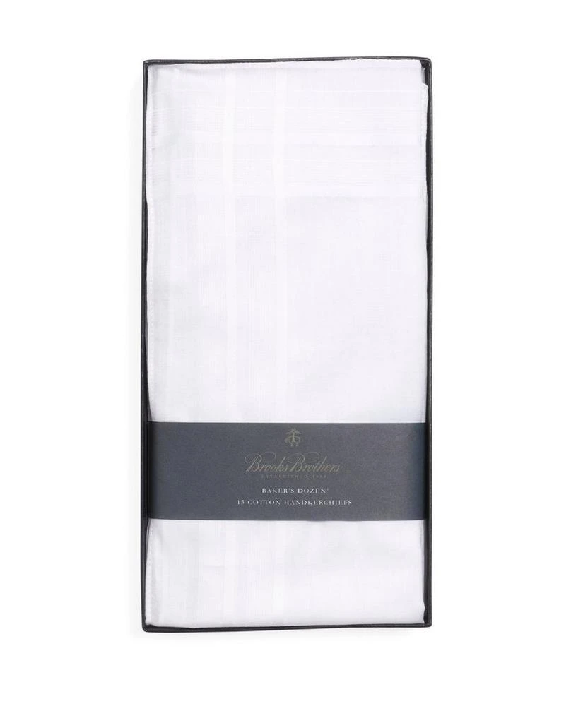 商品Brooks Brothers|Pure Cotton Handkerchiefs-Set of 13,价格¥430,第1张图片