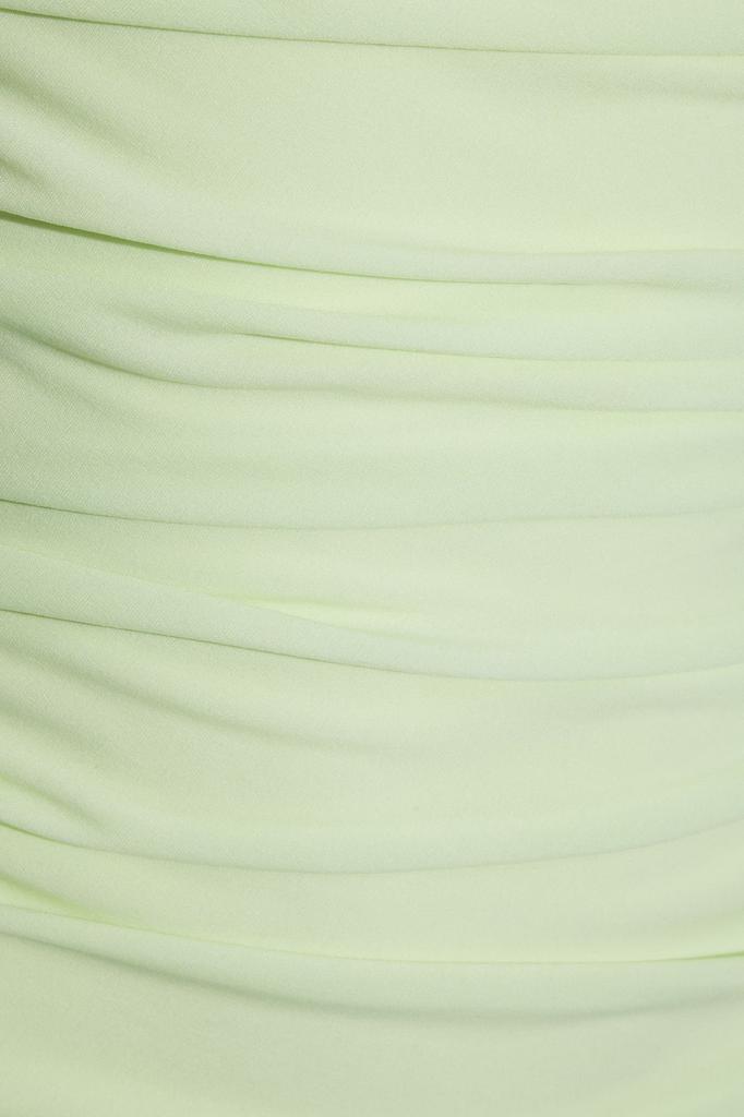 Ruched neon stretch-jersey dress商品第4张图片规格展示