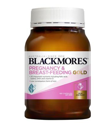 BLACKMORES澳佳宝孕妇黄金营养素180粒叶酸DHA备孕期复合维生素商品第1张图片规格展示