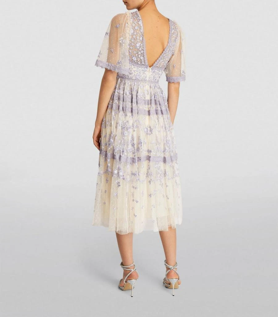 商品Needle & Thread|Sweetheart Lace Midi Dress,价格¥2612,第3张图片详细描述